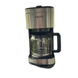 KRUPS Drip Coffee Maker, 10-Cup, Silver